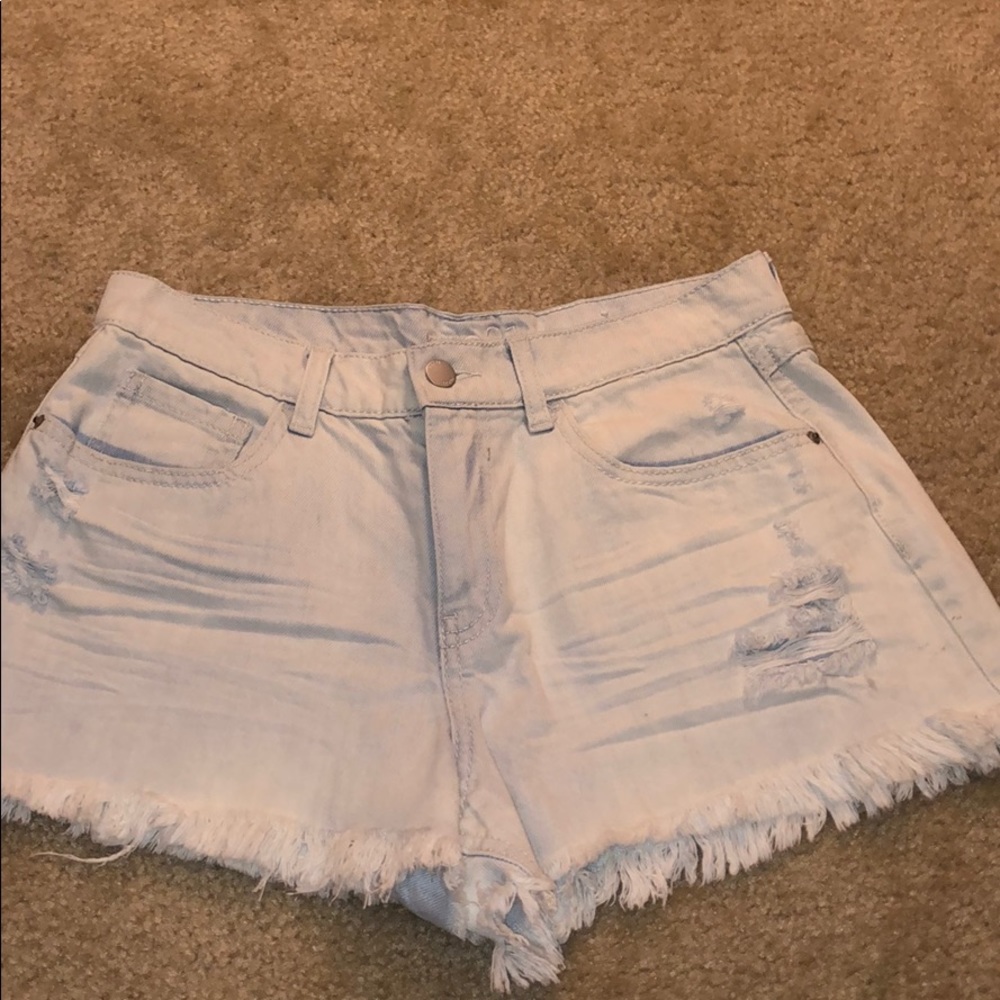 Distressed denim